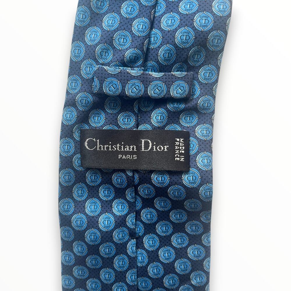 Vintage Christian Dior 100% silk Men's tie | circa 2000 | Cuvee | EUC - Picture 2 of 4